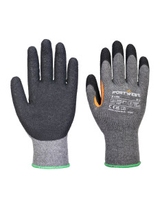 Rękawice robocze Portwest Grip 10 A106 wzmocniony kciuk Szary/Czarny