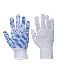 Rękawice robocze Portwest A111 Classic Polka nakrapiane PCV Biały/Niebieski