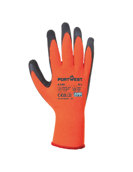Rękawice robocze Portwest A140 Thermal Grip zimowe lateksowe | ToSafe