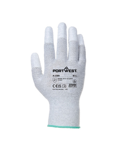 Rękawice antystatyczne Portwest A198 ESD PU do elektroniki | ToSafe