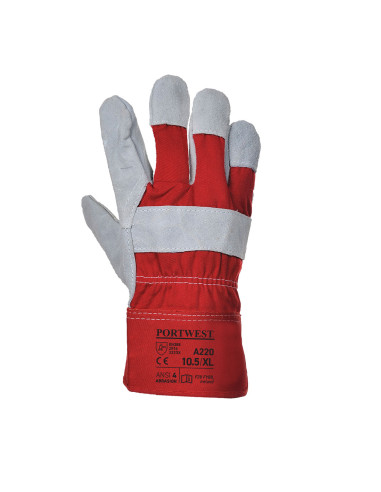 Rękawice skórzane Portwest A220 Rigger Premium Chrom | ToSafe