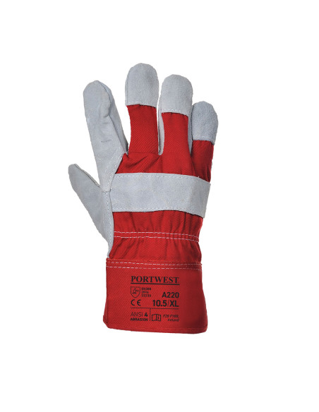 Rękawice skórzane Portwest A220 Rigger Premium Chrom | ToSafe