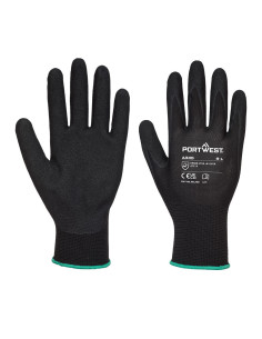 Rękawice robocze Portwest Dermi-Grip NPR15 A335 nitryl piaskowy Czarny
