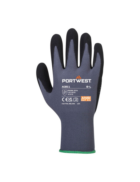 Rękawice robocze Portwest A351 DermiFlex Plus nitrylowe | ToSafe