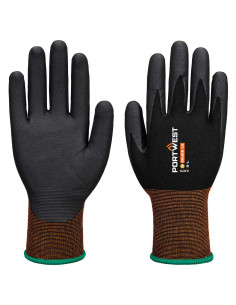 Rękawice robocze Portwest GP Grip 15 A370 z mikropianki nitrylowej Czarny