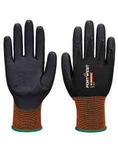 Rękawice robocze Portwest GP Grip 21 A377 z mikropianki nitrylowej Czarny
