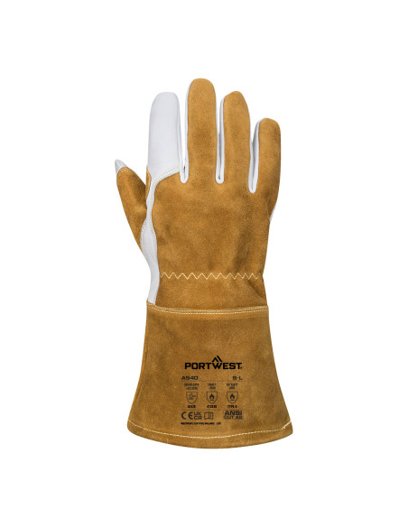 Rękawice spawalnicze Portwest A540 Ultra skórzane premium | ToSafe