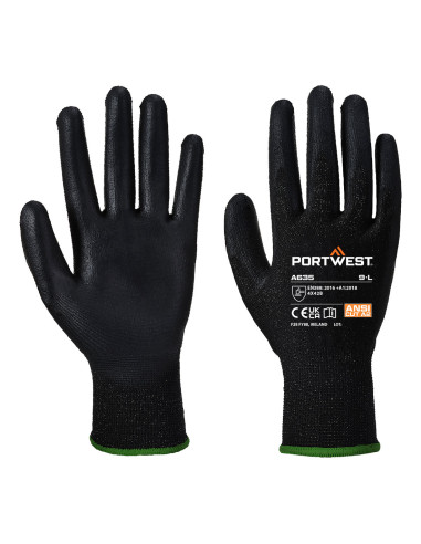 Rękawice antyprzecięciowe Portwest A635 Eco-Cut Czarny