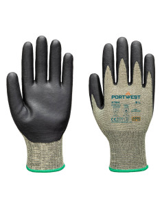Rękawica antyprzecięciowa Portwest A784 Arc Grip 18C Zielony/Czarny