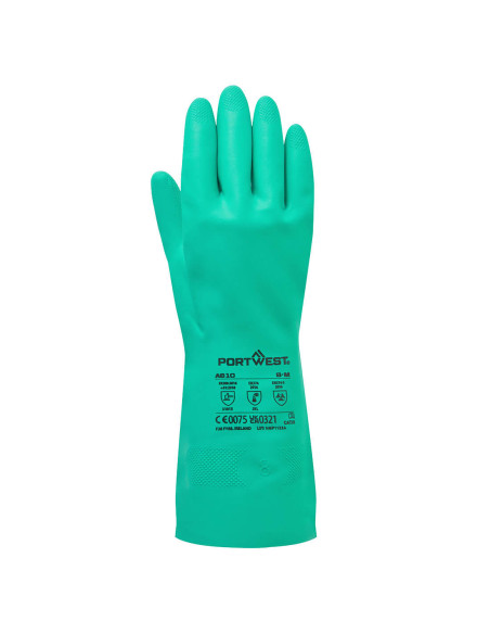 Rękawice chemiczne nitrylowe Portwest A810 Nitrosafe | ToSafe