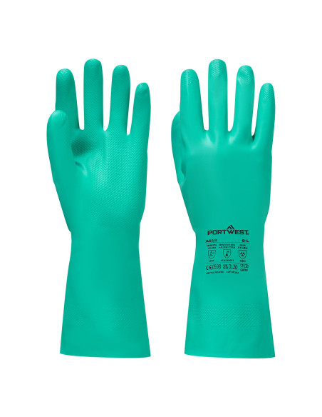 Rękawica chemiczna Portwest A812 Nitrosafe Plus Zielony