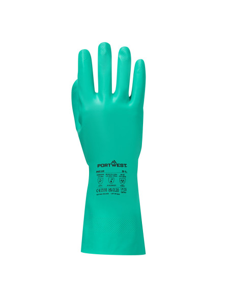 Rękawice chemiczne nitrylowe Portwest A812 Nitrosafe Plus | ToSafe