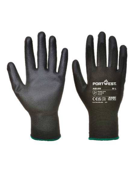 Rękawice powlekane PU Portwest AB129 Czarny