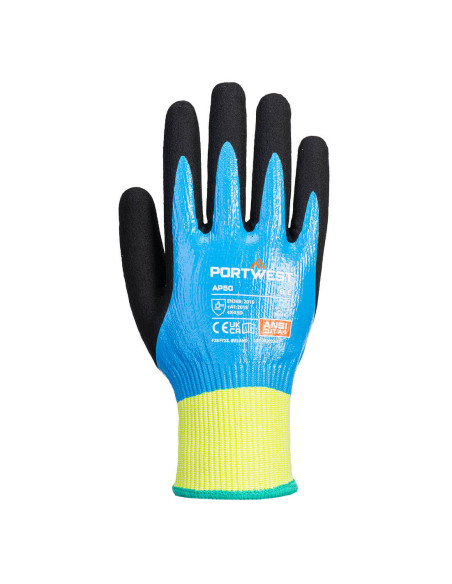 Rękawice antyprzecięciowe powlekane nitrylem Portwest Aqua Cut Pro AP50 | ToSafe
