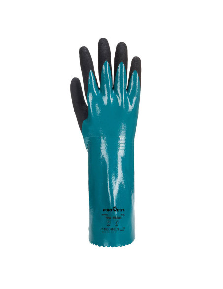 Rękawice chemoodporne nitrylowe Sandy Grip Lite Portwest AP60 | ToSafe