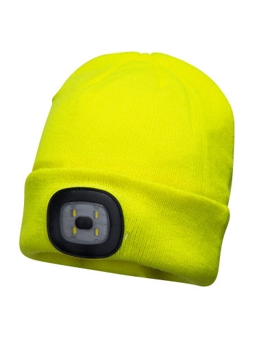 Czapka zimowa z latarką LED USB Portwest B029 | ToSafe