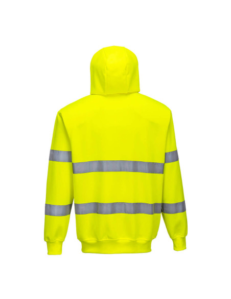 Bluza ostrzegawcza Portwest B305 z kapturem i zamkiem błyskawicznym | ToSafe