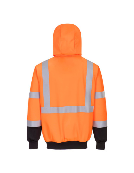 Bluza ostrzegawcza z kapturem Portwest B315 – dwukolorowa bluza hi-vis | ToSafe
