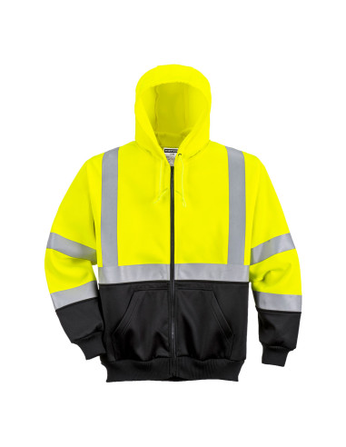 Bluza ostrzegawcza z kapturem Portwest B315 – dwukolorowa bluza hi-vis | ToSafe