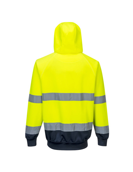 Bluza ostrzegawcza z kapturem Portwest B316 – dwukolorowa bluza hi-vis | ToSafe