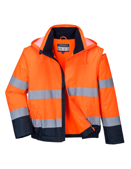 Kurtka ostrzegawcza Portwest C464 Essential Bomber 2w1 – kurtka robocza hi-vis | ToSafe