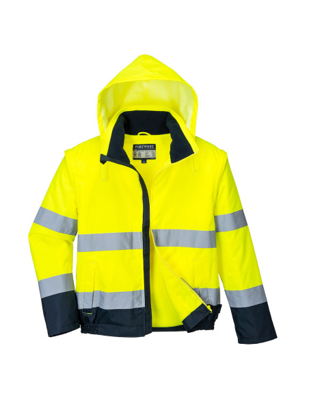 Kurtka ostrzegawcza Portwest C464 Essential Bomber 2w1 – kurtka robocza hi-vis | ToSafe