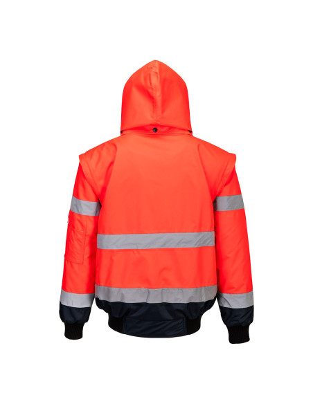 Kurtka ostrzegawcza Portwest C465 Bomber 3w1 – kurtka robocza hi-vis | ToSafe