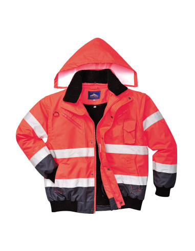 Kurtka ostrzegawcza Portwest C465 Bomber 3w1 – kurtka robocza hi-vis | ToSafe