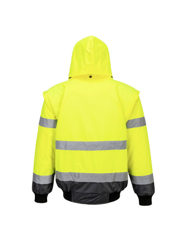 Kurtka ostrzegawcza Portwest C465 Bomber 3w1 – kurtka robocza hi-vis | ToSafe