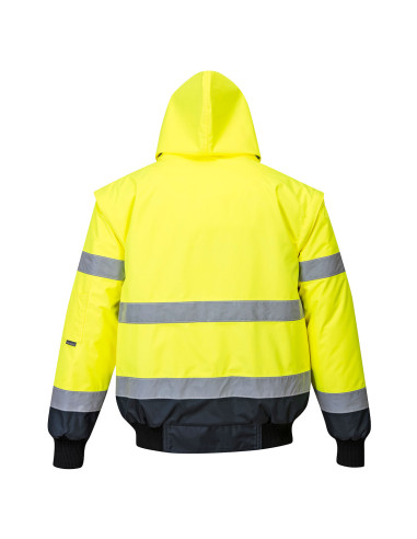 Kurtka ostrzegawcza Portwest C465 Bomber 3w1 – kurtka robocza hi-vis | ToSafe