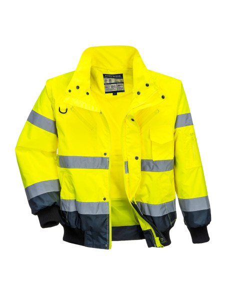 Kurtka ostrzegawcza Portwest C465 Bomber 3w1 – kurtka robocza hi-vis | ToSafe