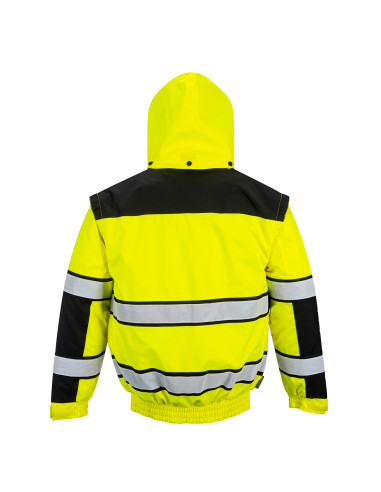 Kurtka ostrzegawcza Portwest C466 Bomber 3w1 – zimowa kurtka robocza hi-vis | ToSafe