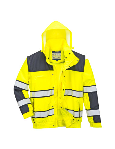 Kurtka ostrzegawcza Portwest C466 Bomber 3w1 – zimowa kurtka robocza hi-vis | ToSafe