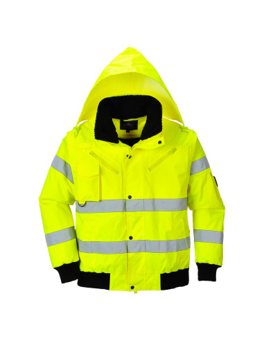 Kurtka ostrzegawcza Portwest C467 Bomber 3w1 – kurtka robocza hi-vis | ToSafe