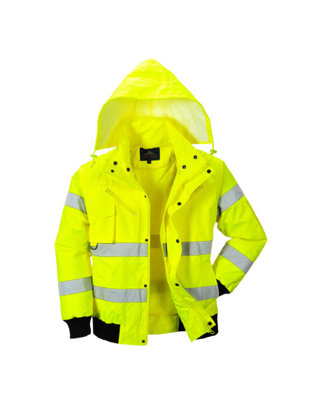 Kurtka ostrzegawcza Portwest C467 Bomber 3w1 – kurtka robocza hi-vis | ToSafe