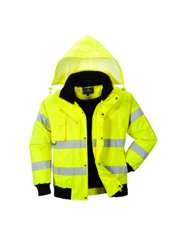 Kurtka ostrzegawcza Portwest C467 Bomber 3w1 – kurtka robocza hi-vis | ToSafe