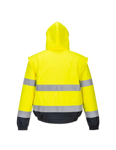 Kurtka ostrzegawcza Portwest C468 Bomber 2w1 – kurtka robocza hi-vis | ToSafe