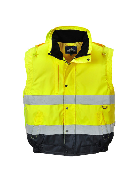 Kurtka ostrzegawcza Portwest C468 Bomber 2w1 – kurtka robocza hi-vis | ToSafe