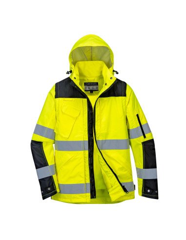 Kurtka ostrzegawcza Portwest C469 Pro 3w1 – wodoodporna kurtka hi-vis | ToSafe