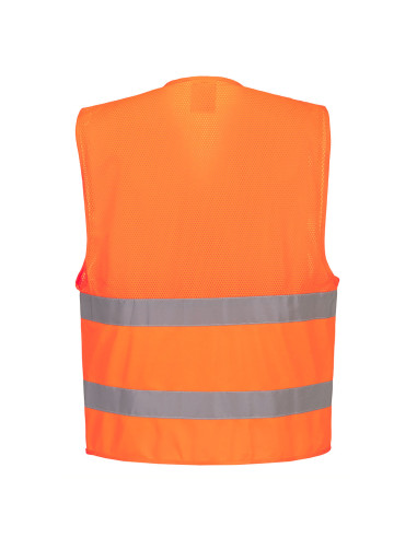 Kamizelka ostrzegawcza Portwest C494 MeshAir siatkowa oddychająca hi-vis | ToSafe