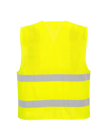 Kamizelka ostrzegawcza Portwest C494 MeshAir siatkowa oddychająca hi-vis | ToSafe