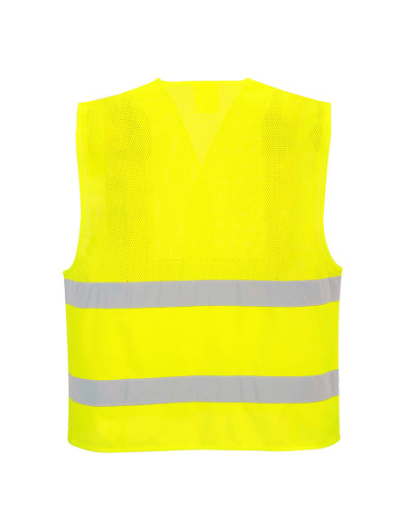 Kamizelka ostrzegawcza Portwest C494 MeshAir siatkowa oddychająca hi-vis | ToSafe