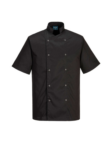 Bluza szefa kuchni Portwest C733 Cumbria Czarny