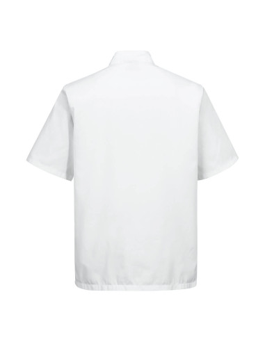 Bluza kucharska Portwest C734 Kent – krótki rękaw do pracy w kuchni | ToSafe