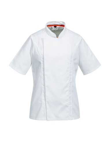 Damska bluza kucharska Portwest C736 MeshAir Pro Biały