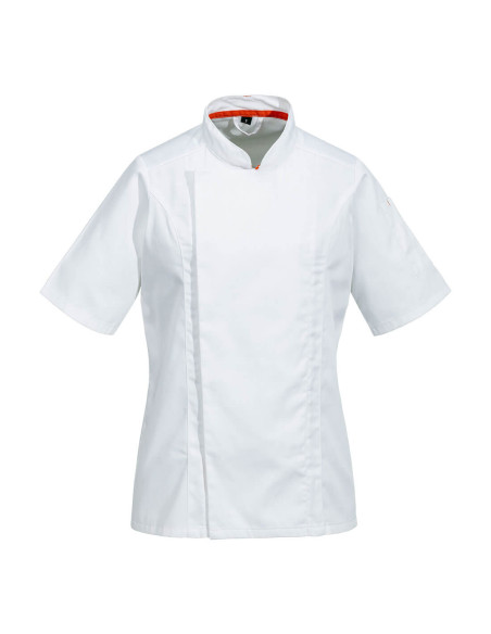 Damska bluza kucharska Portwest C736 MeshAir Pro Biały