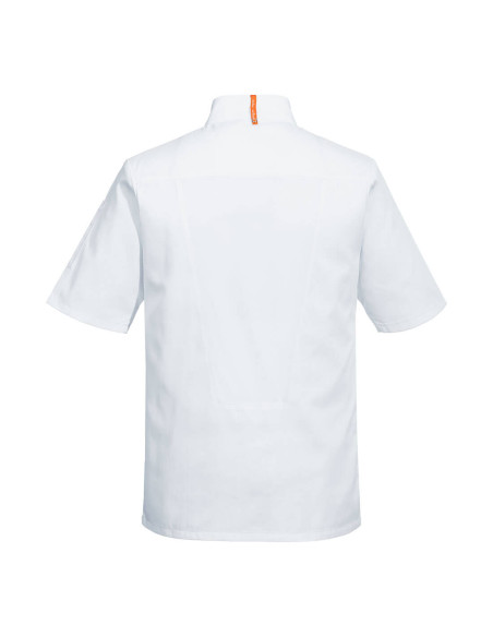 Asymetryczna bluza kucharska Portwest C739 MeshAir Pro – oddychająca odzież gastronomiczna | ToSafe