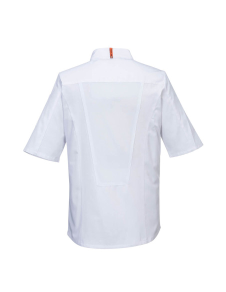 Elastyczna bluza kucharska Portwest C746 MeshAir Pro – oddychająca bluza gastronomiczna | ToSafe