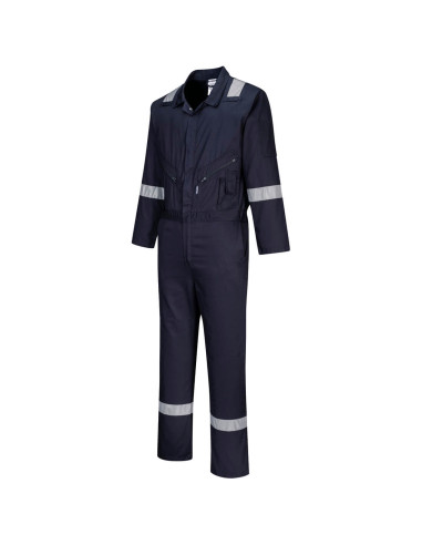 Kombinezon roboczy Portwest C814 Iona 100% bawełna z taśmą ostrzegawczą | ToSafe