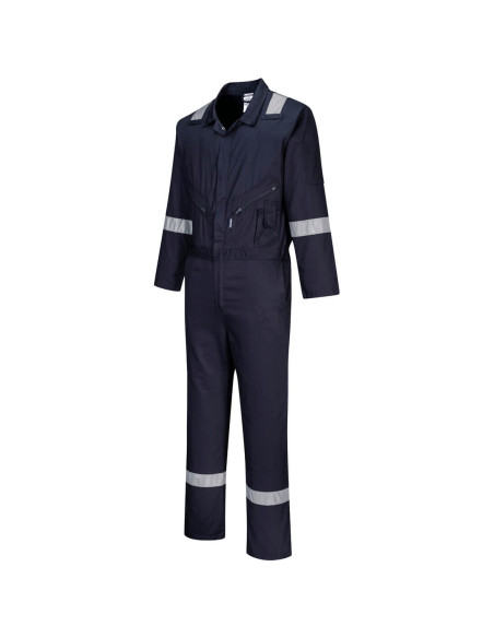 Kombinezon roboczy Portwest C814 Iona 100% bawełna z taśmą ostrzegawczą | ToSafe